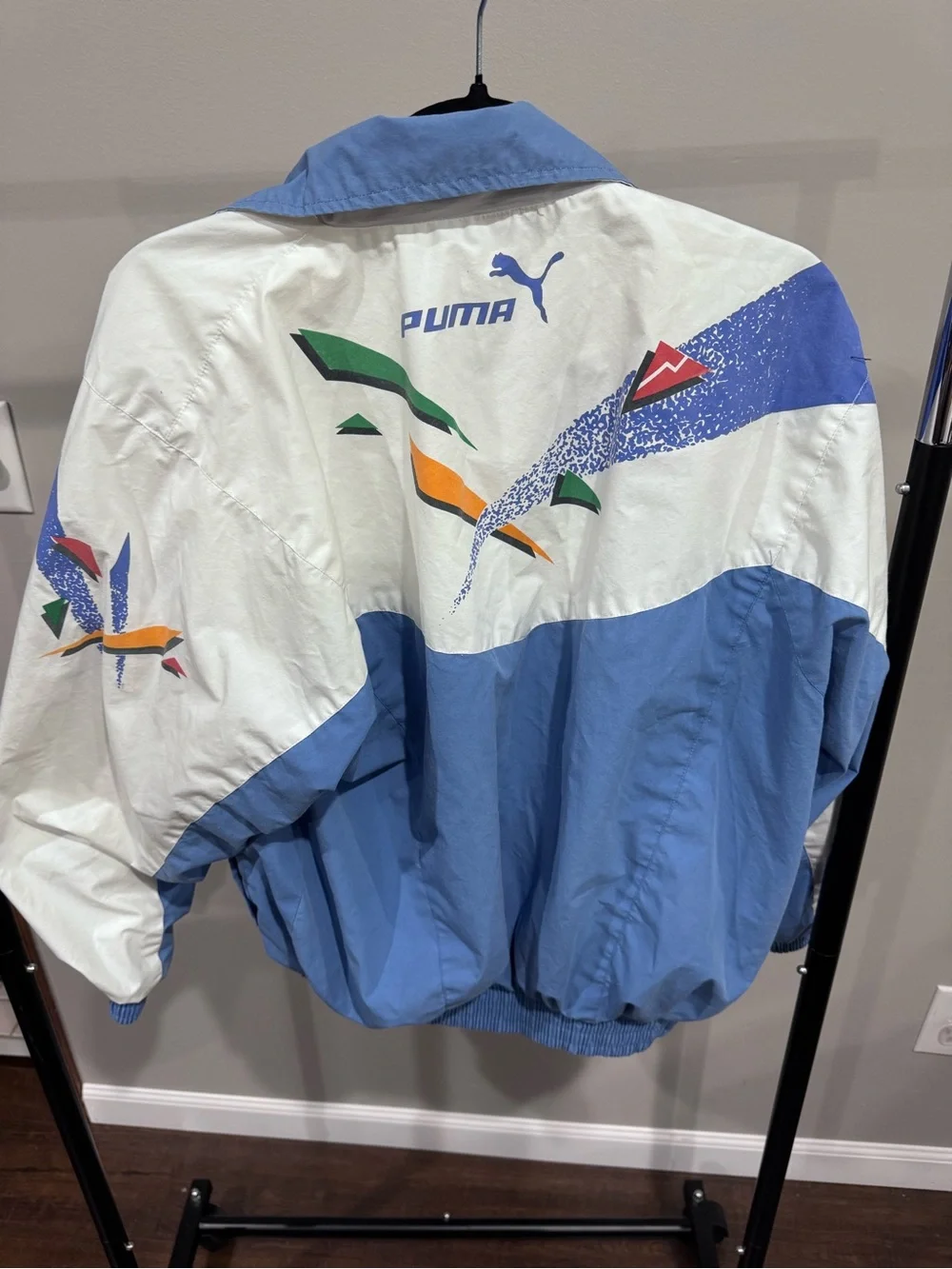Vintage 90s puma windbreaker Jacket